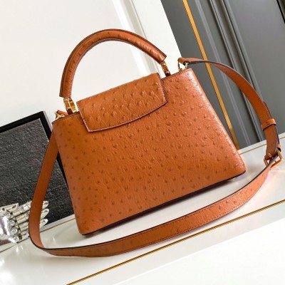 Louis Vuitton - Brown Dynamic Chip Premium Original Leather Handbag M24714