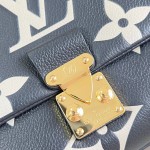 Louis Vuitton Madeleine MM Handbag M46041 Black Monogram Empreinte Replica