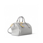 Louis Vuitton Speedy Soft 30 Grey Minigram Bold Handbag M25670 Front View