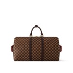 Louis Vuitton Keepall Bandoulière 50 Travel Bag M26434 Monogram Eclipse Replica