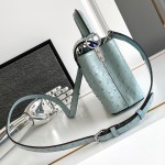 Louis Vuitton Capucines BB Light Blue Taurillon Leather Handbag M24713 M24714