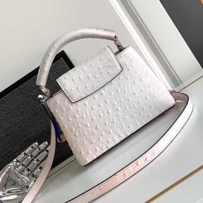 Louis Vuitton - Capucines BB Gradient White Taurillon Leather Handbag M24713 M24714
