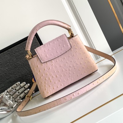 Louis Vuitton - Capucines BB Custom Gradient Pink Taurillon Leather Handbag M24713 M24714