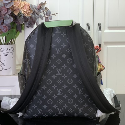 Louis Vuitton - Discovery Backpack PM M25887 Monogram Eclipse Black/Neon Green