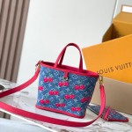 Louis Vuitton Neverfull Inside Out BB Handbag M14997 Denim Cherry Replica – ModernTimeHandbag