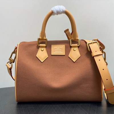 Louis Vuitton - Speedy 25 Brown Pillow Bag M15218 Pharrell x Nigo Collaboration
