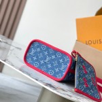Louis Vuitton Neverfull Inside Out BB Handbag M14997 Denim Cherry Replica – ModernTimeHandbag
