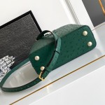 Louis Vuitton Capucines BB Custom Green Taurillon Leather Handbag M24713 M24714