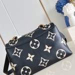 Louis Vuitton Madeleine MM Handbag M46041 Black Monogram Empreinte Replica