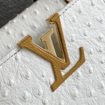 Louis Vuitton Capucines BB White Taurillon Leather Handbag M24713