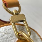 Louis Vuitton Keepall Bandoulière 25 Handbag M15706 White – MB163c Chip