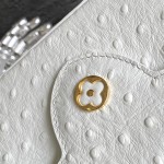 Louis Vuitton Capucines BB White Taurillon Leather Handbag M24713