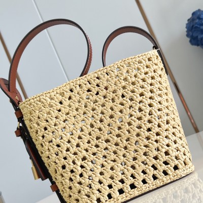 Louis Vuitton - All In BB Handbag M14217 Raffia Leather French Riviera Style