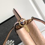 Louis Vuitton Capucines BB Gradient White Taurillon Leather Handbag M24713 M24714