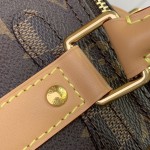 Louis Vuitton Keepall Bandoulière 25 M15428 Nigo Monogram & Damier Patchwork Canvas Bag