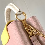 Louis Vuitton Capucines BB Grapefruit Powder Handbag Custom M20844 M20845