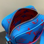 Louis Vuitton Danube PM Crossbody Bag M14685 Blue Monogram Glow – Men’s Replica