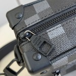 Louis Vuitton Mini Soft Trunk M14922 Damoflage Black Canvas Bag