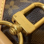 Louis Vuitton Keepall Bandoulière 25 M15428 Nigo Monogram & Damier Patchwork Canvas Bag