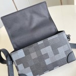 Louis Vuitton Steamer Mini M14923 – Damoflage Black Coated Canvas