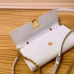 Louis Vuitton Wallet On Chain Capucines M12265 White Replica