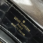 Louis Vuitton Capucines M94227 Crocodile-Embossed Leather Handbag in Khaki – Mini and MM