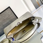 Louis Vuitton Capucines Off-White Lizard Replica Handbag M98156 M98177