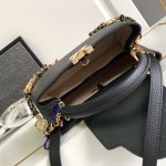 Louis Vuitton Capucines BB Black Chip Replica Bag M23951 M23950