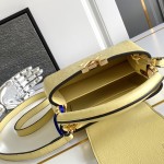 Louis Vuitton Capucines BB Yellow Custom Taurillon Leather Handbag M24713 M24714