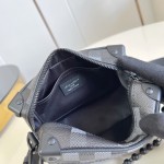 Louis Vuitton Mini Soft Trunk M14922 Damoflage Black Canvas Bag