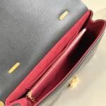 Louis Vuitton Madeleine MM Handbag M46041 Black Monogram Empreinte Replica