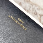 Louis Vuitton Low Key Cookie Medium Handbag – Black Apricot Brown – MB163C Chip