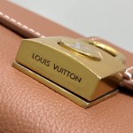 Louis Vuitton Wallet On Chain M12147 Brown Leather Monogram Shoulder Bag