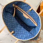 Replica Louis Vuitton Neverfull MM M13192 Denim Trim with MB163c Chip