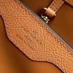 Brown Dynamic Chip Premium Leather Replica Handbag M24714