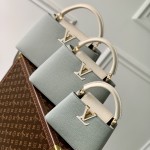 Louis Vuitton Capucines MM Handbag M21296 Mini in Elegant Leather