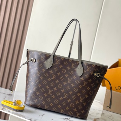 Louis Vuitton - Neverfull Inside Out Medium Bag M12063 Elephant Gray MB Chip Edition