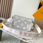 Louis Vuitton Diane M14214 Taro Cream 163C Chip Edition Premium MB Leather Bag