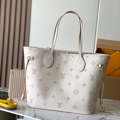 Louis Vuitton - Neverfull MM Handbag M14285 Premium MB163c Chip Original Leather