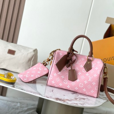 Louis Vuitton - Speedy P9 Bandoulière 25 M15278 / M15279 Premium MB163C Chip Replica Leather Handbag