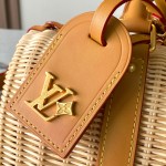 Louis Vuitton Keepall Bandoulière 25 M14455 Rattan Bag Premium MB Chip