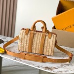 Louis Vuitton Keepall Bandoulière 25 M14455 Rattan Bag Premium MB Chip