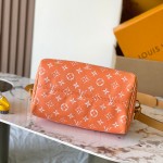 Louis Vuitton Speedy P9 Bandouliere 25 Handbag M13912 Tangerine Orange with A-grade Full Steel Hardware (9.84 x 5.91 x 5.91 inches)