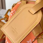 Louis Vuitton Speedy P9 Bandouliere 25 Handbag M13912 Tangerine Orange with A-grade Full Steel Hardware (9.84 x 5.91 x 5.91 inches)