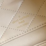Louis Vuitton Treasure Box Limited Edition Handbag M83089 with Full Steel Hardware (4.13 x 4.13 x 4.13 inches)