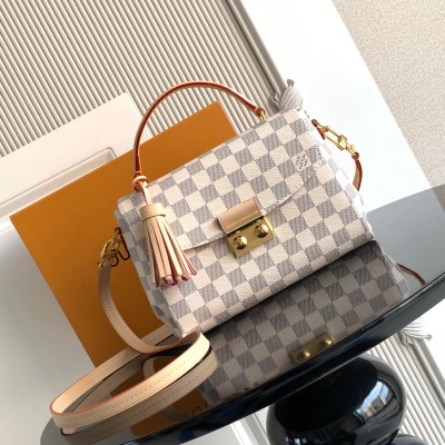 Louis Vuitton - Croisette Damier Azur Canvas Handbag