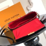 Louis Vuitton Croisette Damier Azur canvas handbag with leather tassel