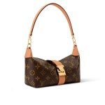 Louis Vuitton Pochette Voyage Souple M26015 in Monogram Canvas with Boro Patchwork