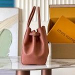 Louis Vuitton Vendôme Bag with Monogram Lock and Satin Finish Calf Leather
