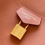 Louis Vuitton Vendôme Bag with Monogram Lock and Satin Finish Calf Leather